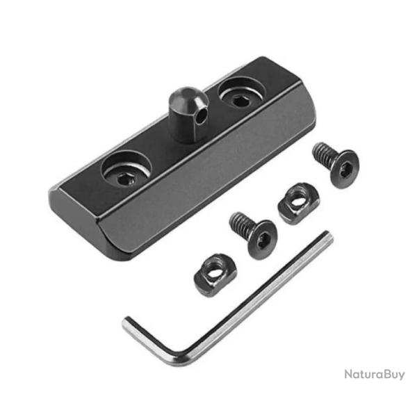 Adaptateur M-lok avec grenadi�re - Pour bipied etc