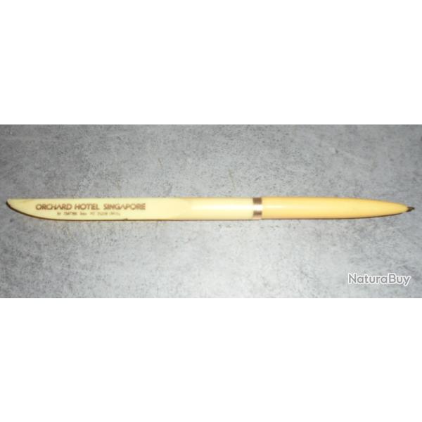 VINTAGE ANCIEN STYLO / OUVRE-LETTRE / COUPE-PAPIER - ORCHARD HOTEL SINGAPORE