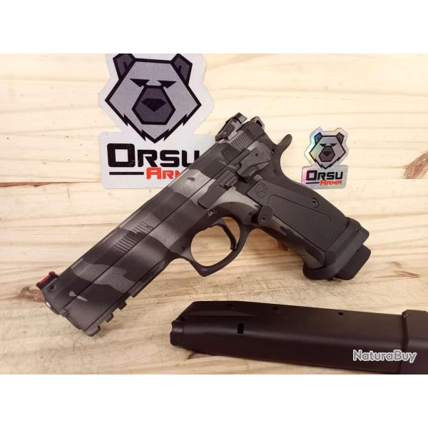 PISTOLET CZ SP01 CUSTOM SAO TIGER CAL 9X19 OCCASION