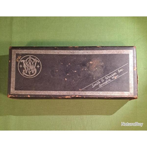 Boite vide de Smith & Wesson K38 Combat Masterpiece bon tat
