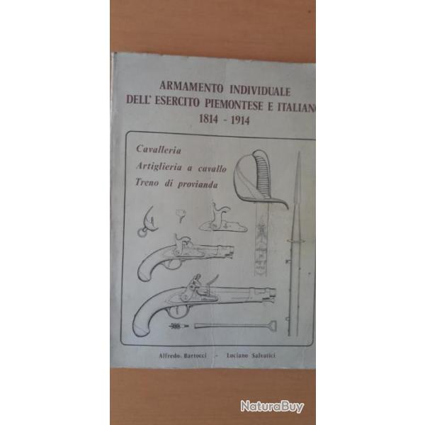 RARE LIVRE SUR LES ARMES REGLEMENTAIRES ITALIENNES