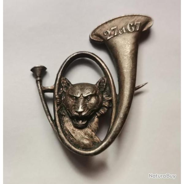 Insigne 27� et 67� BCA Bataillon de Chasseurs Alpin, Arthus Bertrand Paris