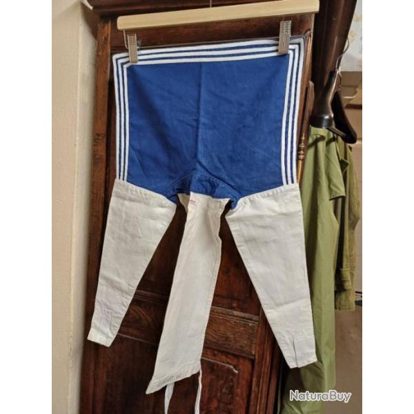 Authentique ancien col militaire fran�ais de la Marine Nationale (2) - 1973