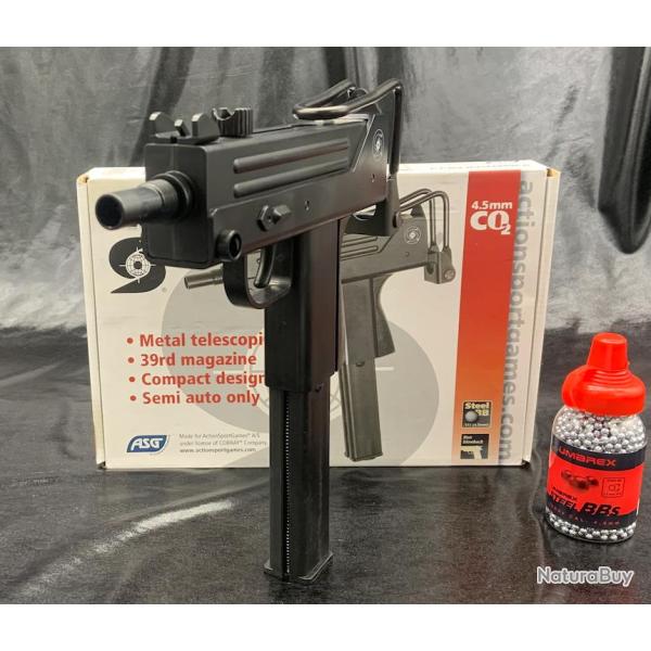 Pack pr�t a tirer PISTOLET- "GNB INGRAM M11" - Cal BBs 4.5mm - CO2