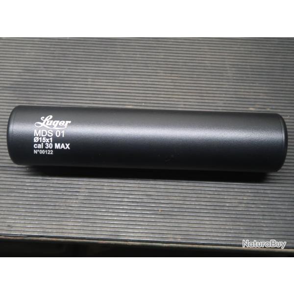 Silencieux mod�rateur de son Luger calibre max .30 / 7.62 mm REF 28/2025