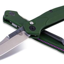 Benchmade 945 Mini Osborne Couteau pliant manche vert
