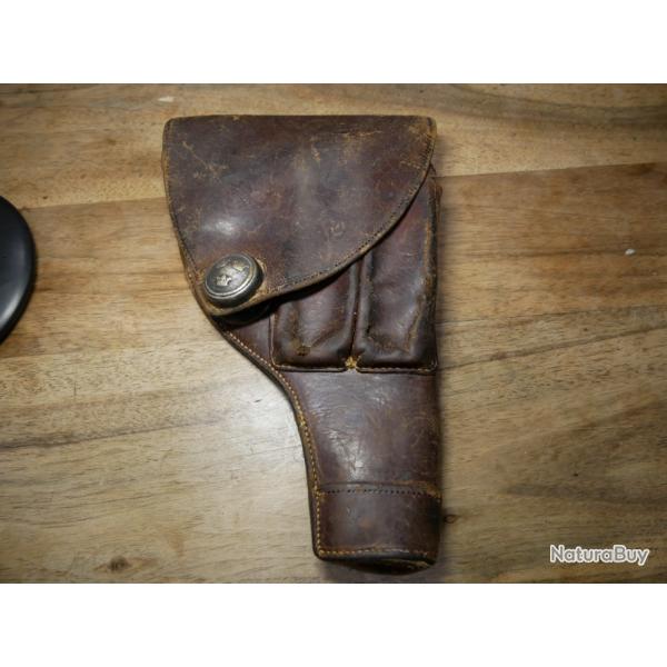 Etui de Browning 1907 Su�dois d'officier m�ritant d'�tre restaur�