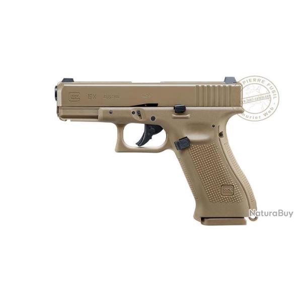 Pistolet � plomb CO2 4,5 mm BB - GLOCK 19X - Blowback