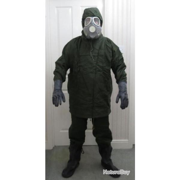 TENUE COMPLETE NOIR NRBC NEUVE DES FORCES ARMEES BELGES