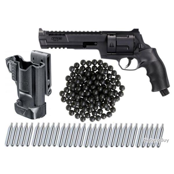 Umarex T4E TR 68 Revolver de d�fense � domicile RAM cal.68 + 100 balles en caoutchouc + 30 capsules 