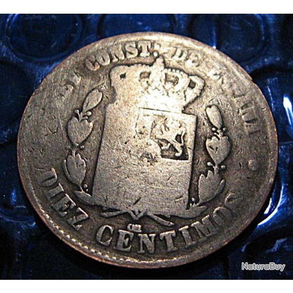 espagne  piece de diez centimos de 1879 (Alfonso)