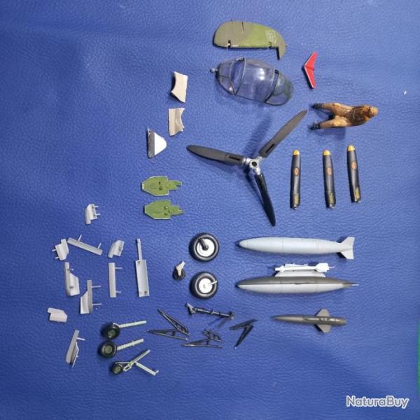 lot de pi�ces d�tach�es maquettes avions