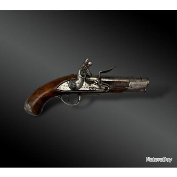 PISTOLET de Gendarmerie Mod�le An IX, Manufacture Nationale de Maubeuge - France - XIX�me si�cle