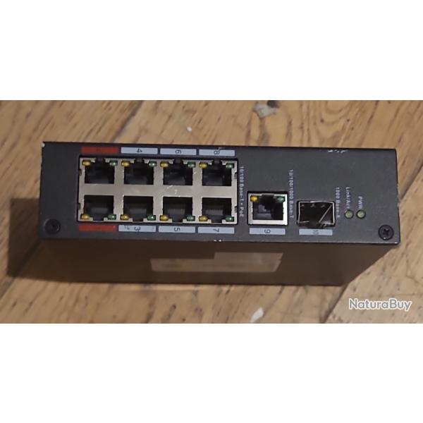 switch ip daitem pour cam�ra 8 port