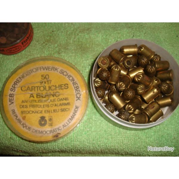 BOITE DE 9X17 A BLANC REVOLVER D'ALARME