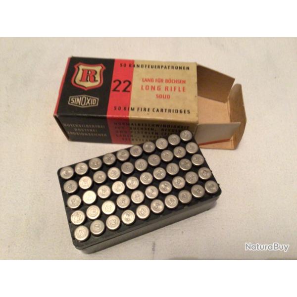Une bo�te de 50 munitions 22 LR   RWS