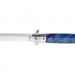 Peigne avec ouverture automatique Tac Force - Bleu