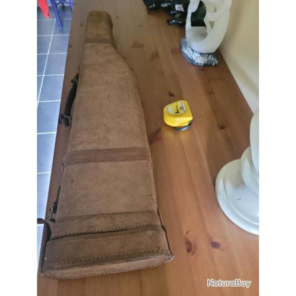 housse jambon rigide cro�te de cuir  74.5 cmbon �tat