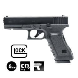 PISTOLET GLOCK 17 Noir - 6 mm BB - CO&sup2; 2J Arme seule