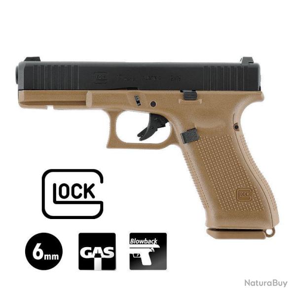PISTOLET GLOCK 17 Gen5 Edition Arm�e Fran�aise - 6 mm BB - Gaz 1J Arme seule
