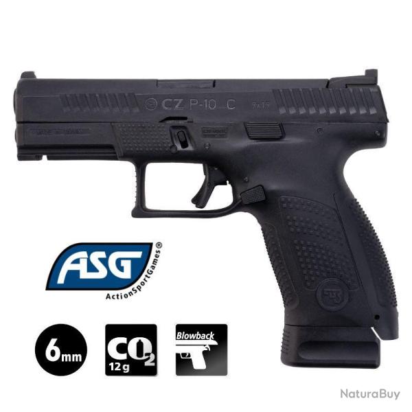PISTOLET CZ P-10C Noir - Blowback - 6 mm BB - CO� Arme seule
