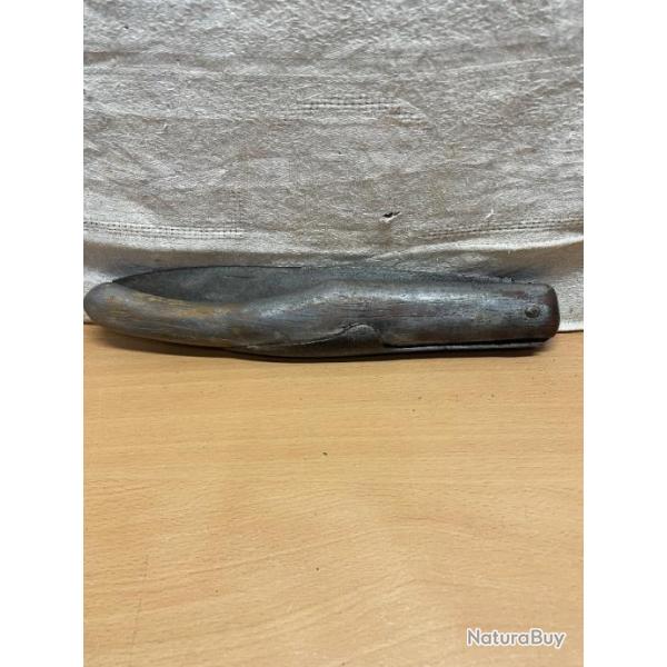 Ancien gros couteau pliant � palme CORSE