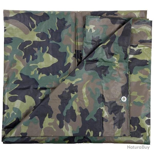 B�che imperm�able 101 Inc Tarpaulin camouflage 4,8x6m