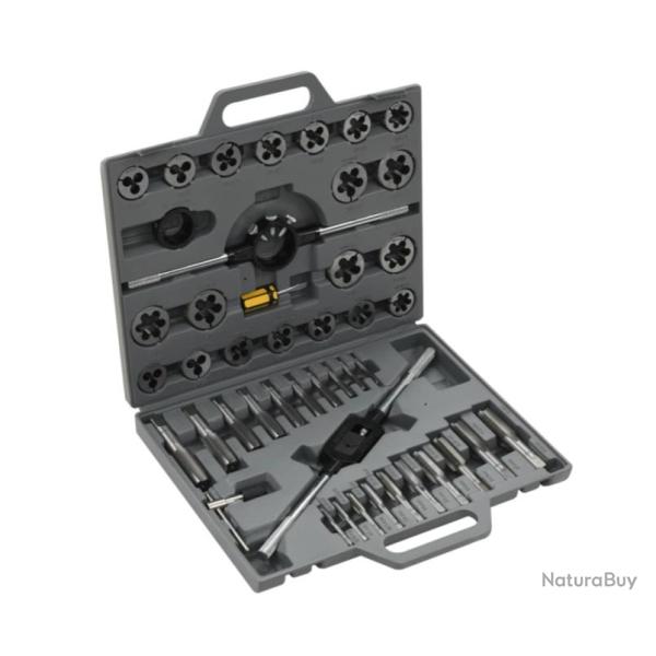 Jeu de Tarauds et Fili�res 45 Pi�ces - Acier au Carbone