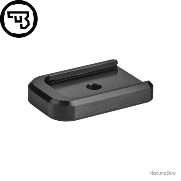 BASE PAD - FOND CHARGEUR SHADOW II ALUMINIUM NOIR +0