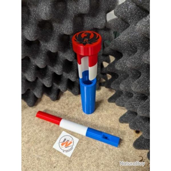 RUGER START KIT- Prot�ge Culasse FRANCE _AVEC LOGO Ruger + Guide baguette FRANCE -  RPR 22 lr