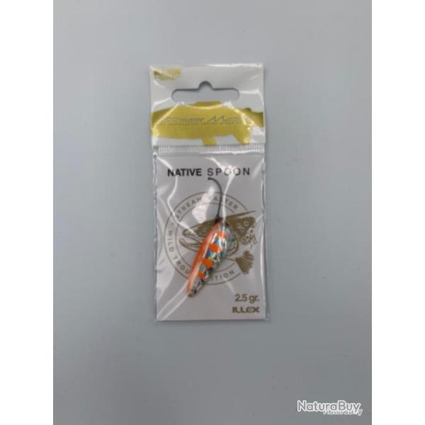 Cuill�re ondulante Illex Native spoon 2,5 gr orange