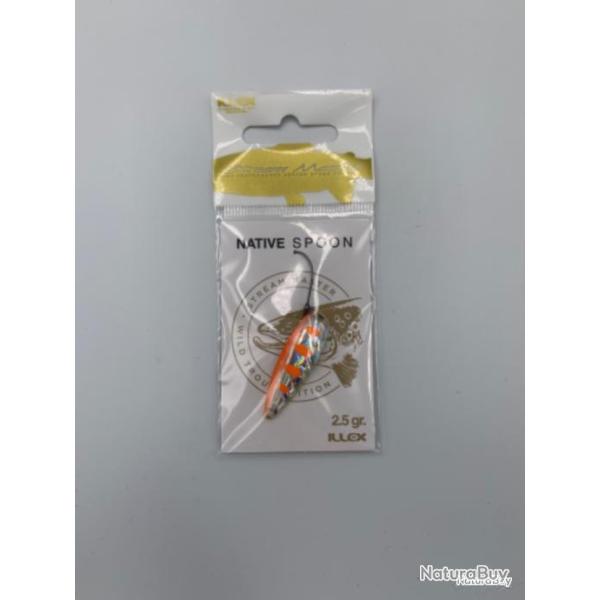 Cuill�re ondulante Illex Native spoon 2,5 gr orange