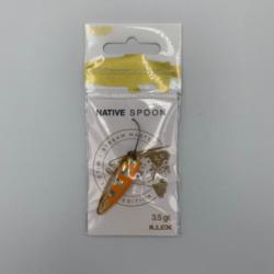 Cuill&egrave;re ondulante Illex Native spoon 3,5 gr orange