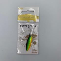 Cuill&egrave;re ondulante Illex Native spoon 2,5 gr rose