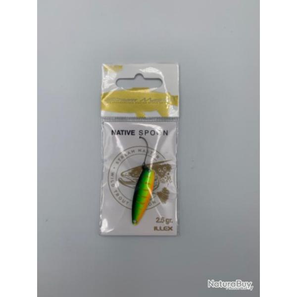 Cuill�re ondulante Illex Native spoon 2,5 gr rose