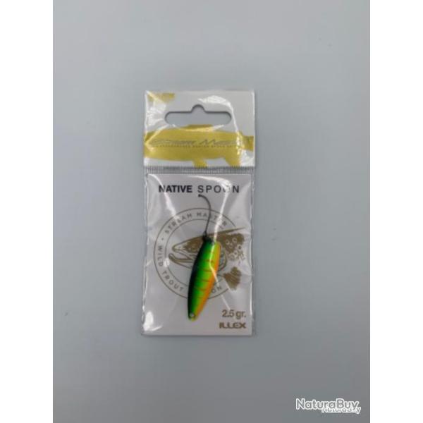 Cuill�re ondulante Illex Native spoon 2,5 gr rose