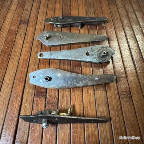 5 PLATINES POUR FUSILS ET CARABINES�