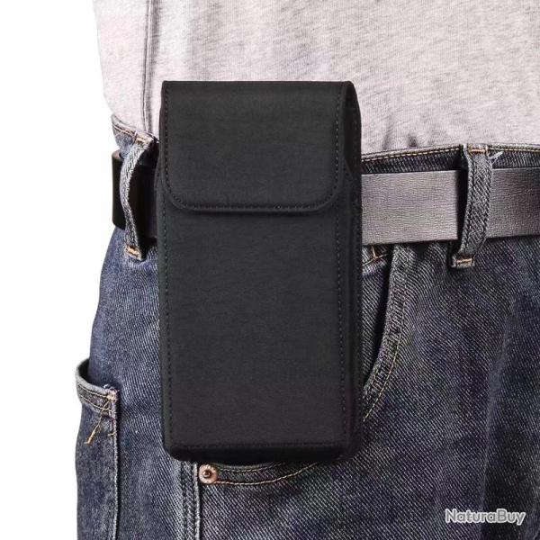 Coque Etui Ceinture Housse  AntiChoc pour Smartphone-H