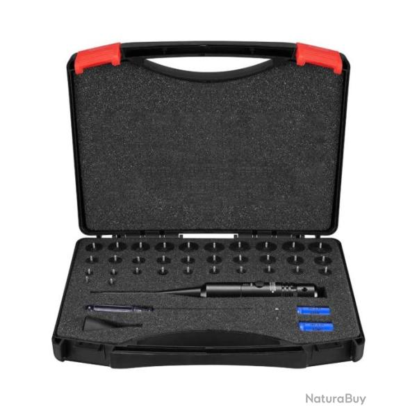 Collimateur laser 32 embouts du 4,5 au calibre 12 rechargeable avec c�ne en boite - Laser Vert