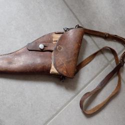 1943 Holster, &eacute;tui pour revolver 1882 ou 1882/29. R&eacute;glementaire suisse.