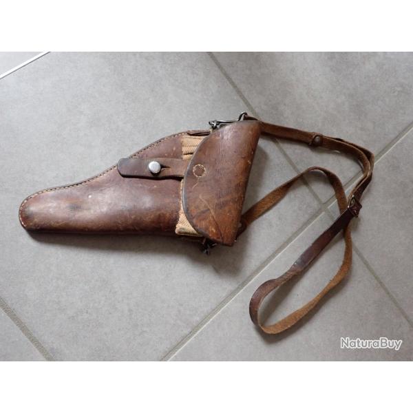 1943 Holster, �tui pour revolver 1882 ou 1882/29. R�glementaire suisse.