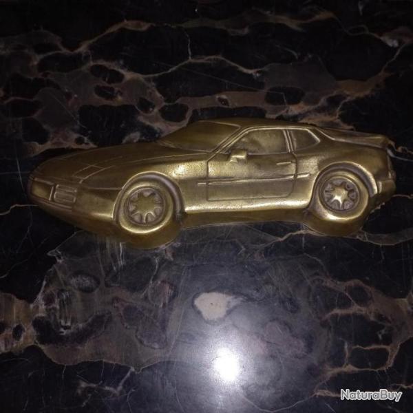 RARE  presse Papier vintage 1980  " PORSCHE 944 S "