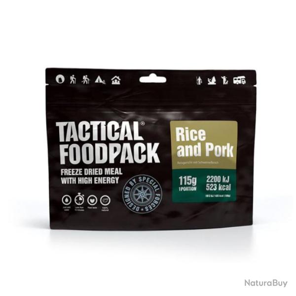 Ration de survie - Porc et riz | Tactical foodpack (0000 1636)