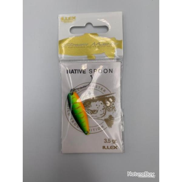 Cuiller Ondulante Illex Native Spoon - 3.5G Fire tiger