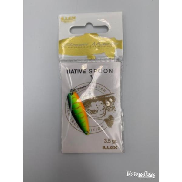 Cuiller Ondulante Illex Native Spoon - 3.5G Fire tiger