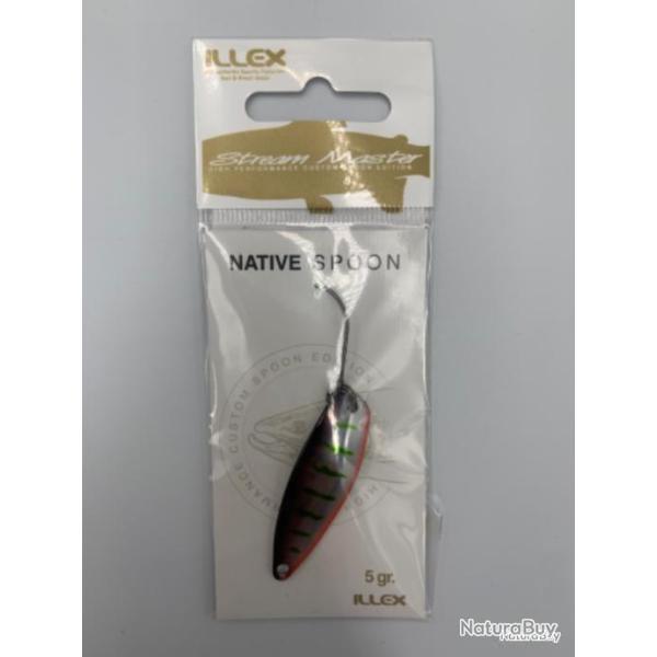 Cuiller Ondulante Illex Native Spoon 5g gris