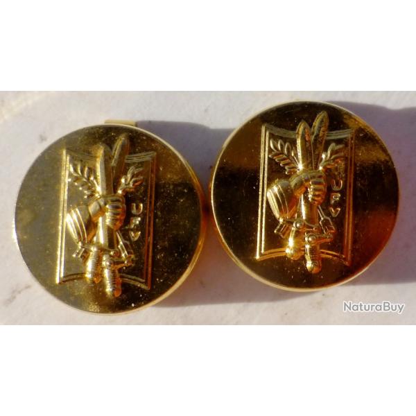 UNIT� FRAN�AISE de V�RIFICATION Cache-Bouton de MANCHETTE Uniforme ARM�E UFV MDA