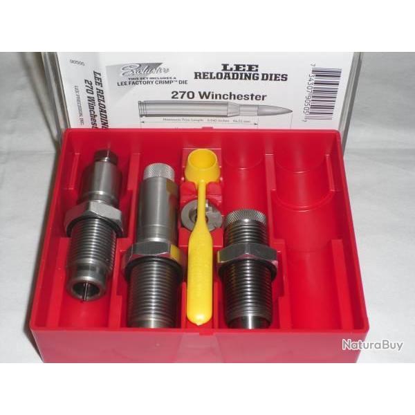 LEE PACESETTER DIE - 3 OUTILS - 270 WINCHESTER