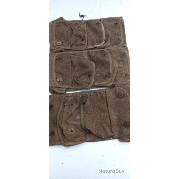 lot de 3 porte-grenades �poque Alg�rie/indochine neuf de stock