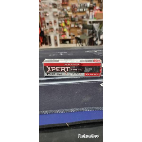 5 botes de 100 munitions  22 lr xpert